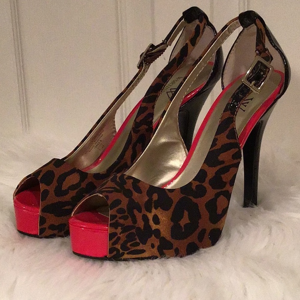 Worthington Leopard/Red Heels